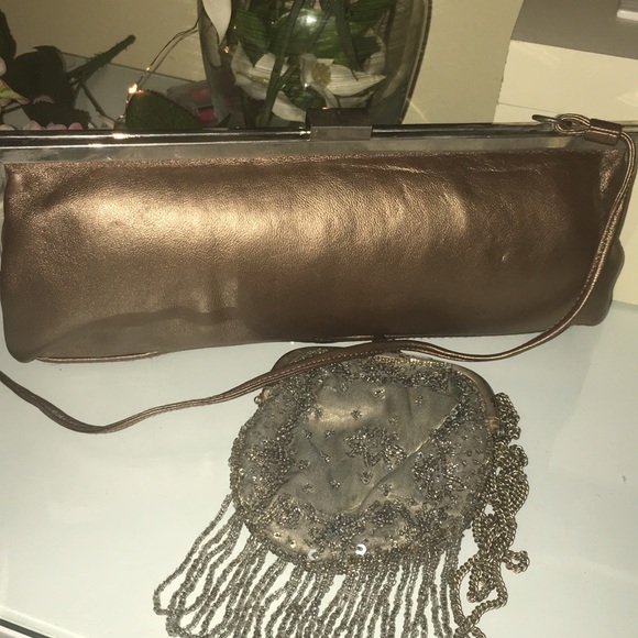 Lot of 3 Women’s Metallic Vintage bags - Picture 7 of 8